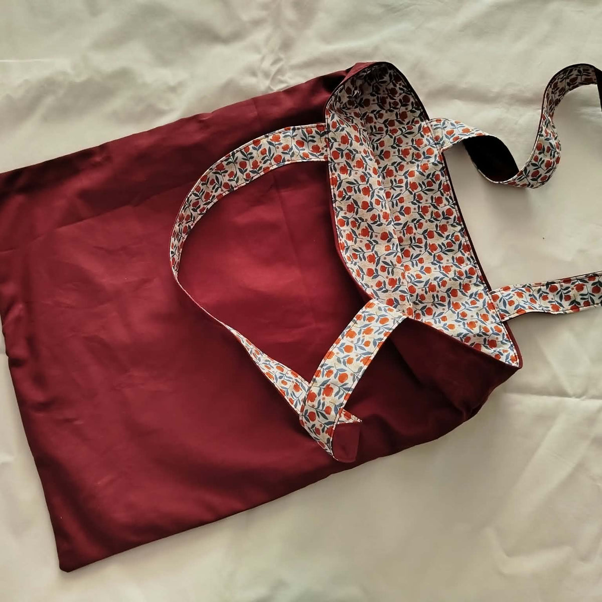 Tote bag réversible fait main